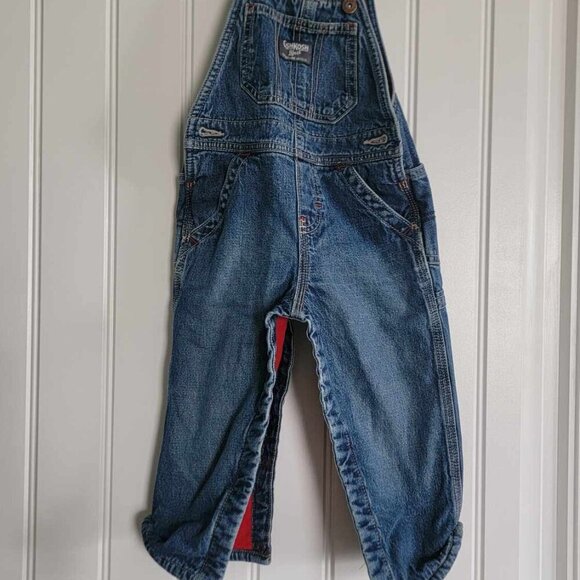 Toddler OshKosh Fleece Lined Overalls - Picture 3 of 11